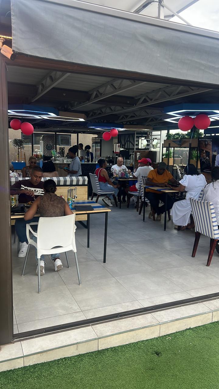 Full venue guests dining indoors