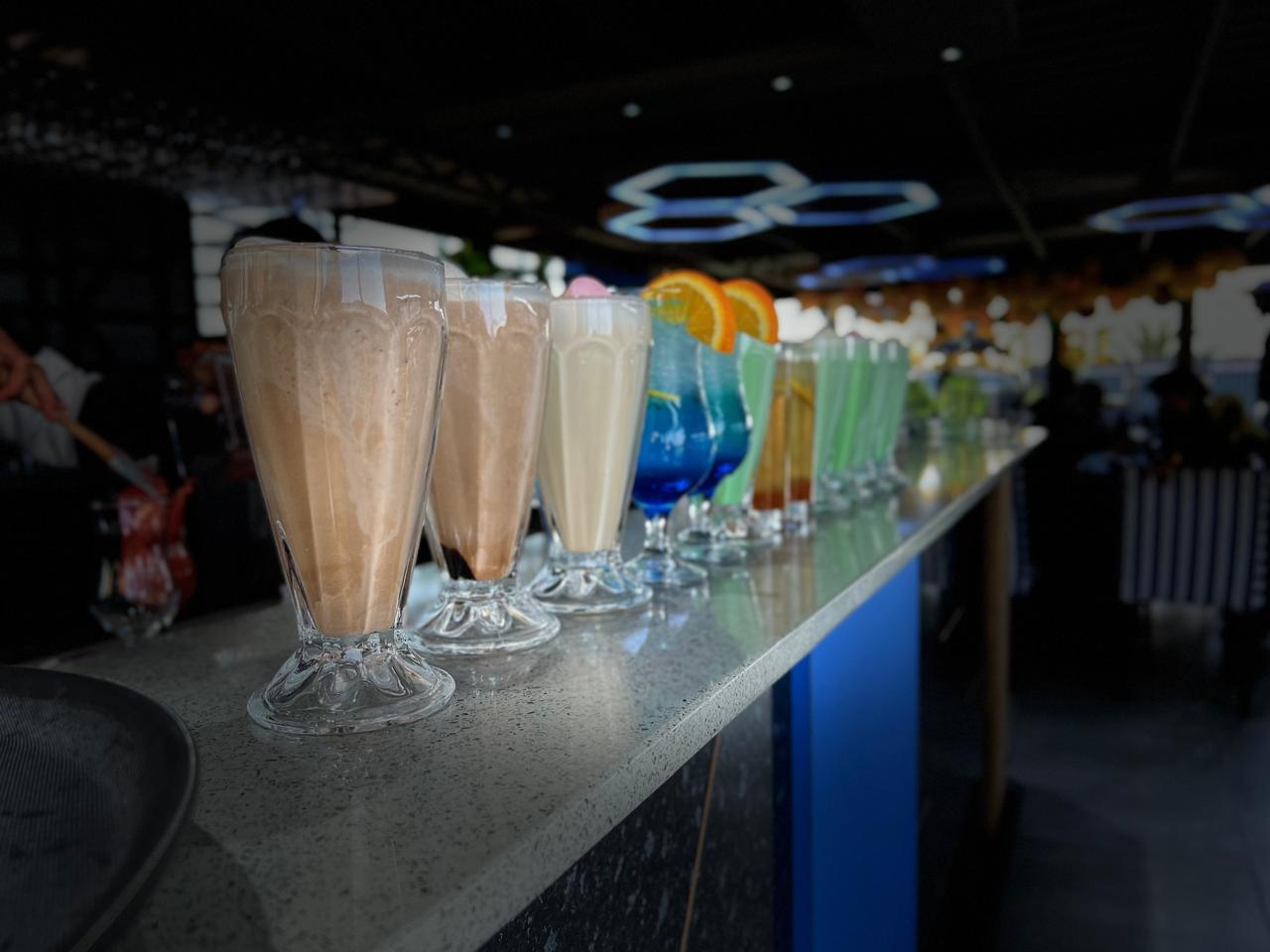 Milkshakes and mocktails lineup night