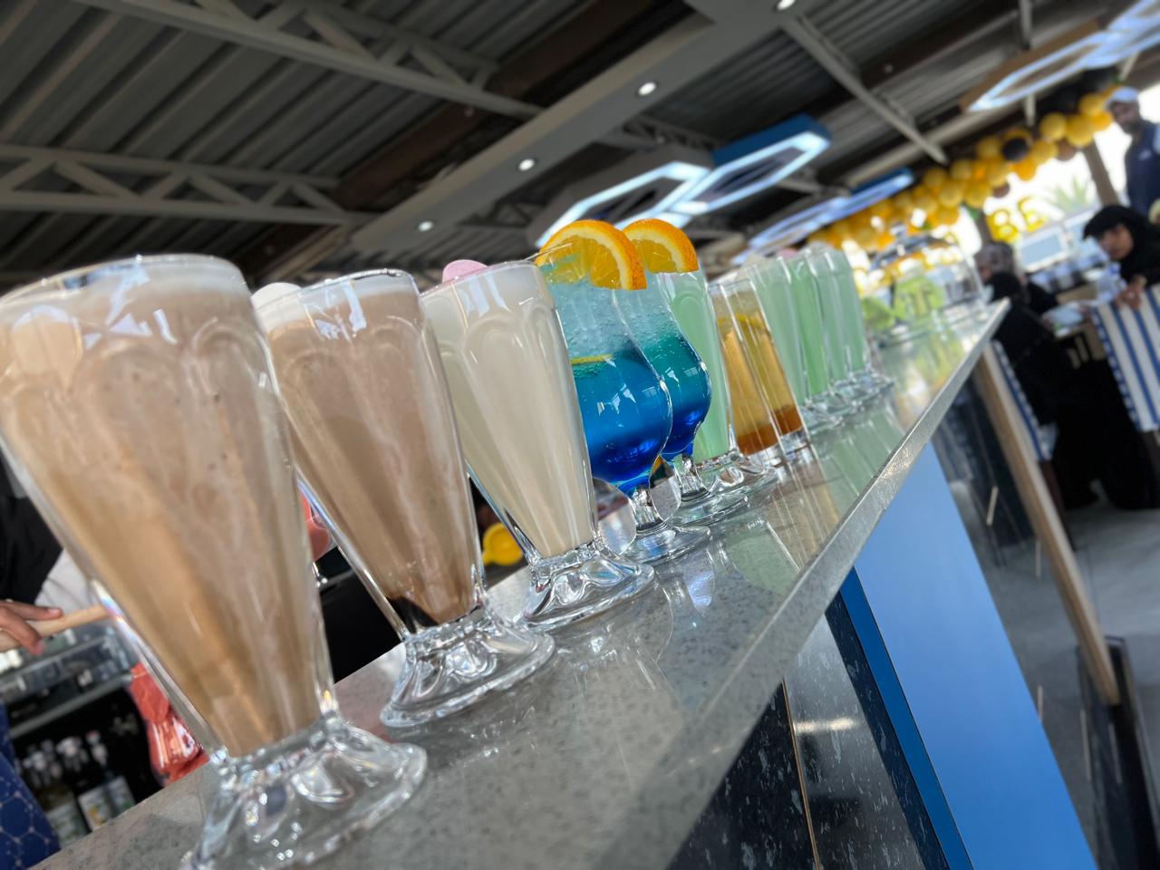 Milkshakes and mocktails lineup angle 2